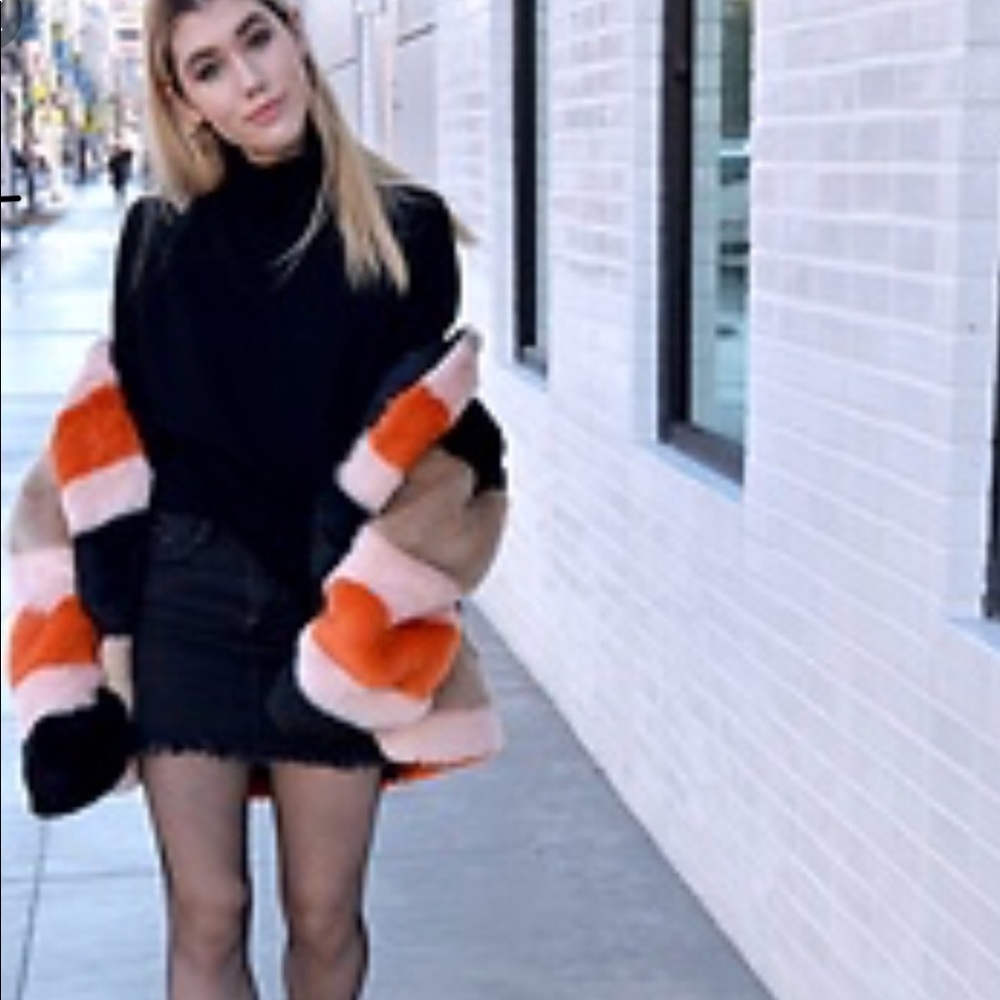 Zara multicolor aux fur